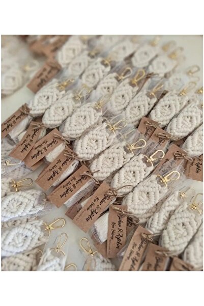 Boutique Naz 50 قطعة من سلسلة مفاتيح مكرامية، هدية مفهوم الزفاف، الحناء، الخط...