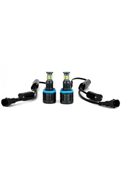 Xenon Bright Faruri LED Angel H8 96W Can Bus cu LED-uri Cree