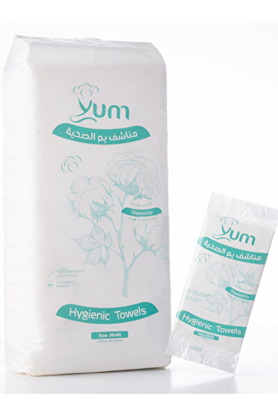 YUM مناشف يم مقاس 30×60 للاستخدام الواحد