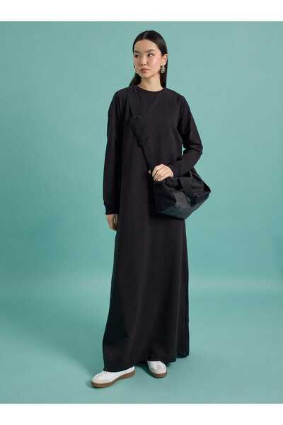 Refka Μαύρο Basic Sports Hijab Φόρεμα - Μπενίν