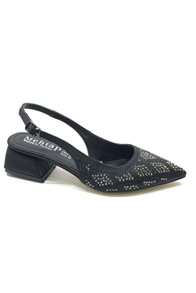 Kids Club Shoes Mehtap Taş Λεπτομερές Ανοιχτό Πίσω Μέρος Κλασικό Γυναικείο Πα...