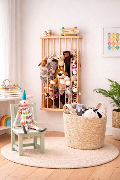 Akgül ev ve bahçe tekstil mobilya oyuncak dolabı oyuncak askılığı peluş oyunc...