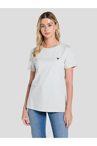 Guess Triangle logo stretch t-shirt