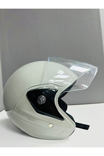 DELİBALTA Yarım kask MAT GRİ