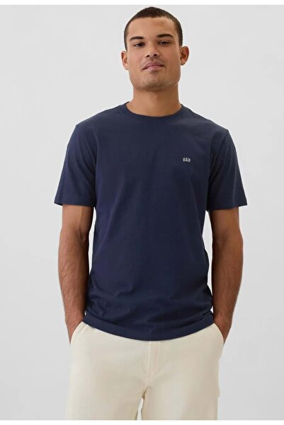 GAP V-Frch Everyday Soft Micro Logo Crew T-Shirt 502022 Κοντομάνικο T-Shirt Α...