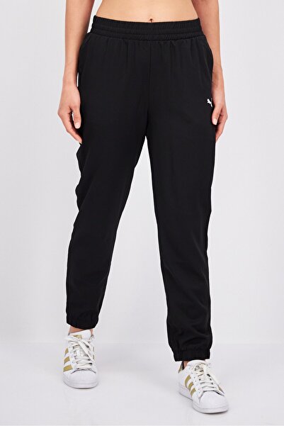 Puma بنطال رياضي مناسب للتدريب للنساء، أسود