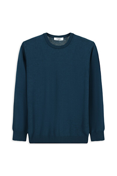 Kiğılı Crew Neck Regular Fit Cotton Knitwear Sweater