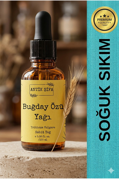 Antik Şifa Saf Buğday Özü Yağı - (TAŞIYICI YAĞ 100 ML)