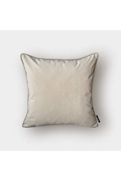 Lidoma Home غطاء وسادة مخملي مسطح من "سابل" - 45x45 - إكرو