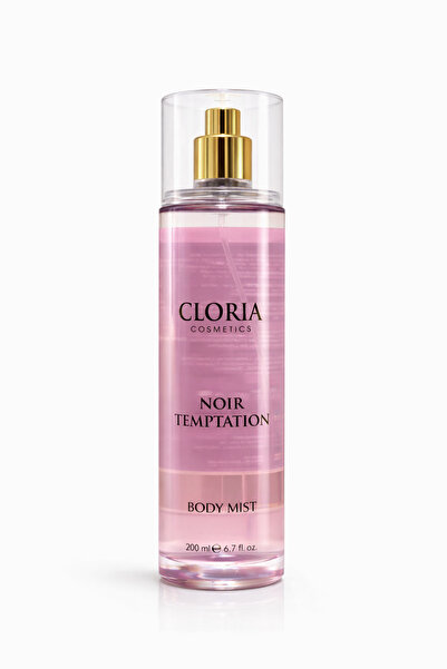 CLORİA COSMETİCS Noir Tempatation Body Mist 200 Ml | Çiçeksi Vücut Spreyi
