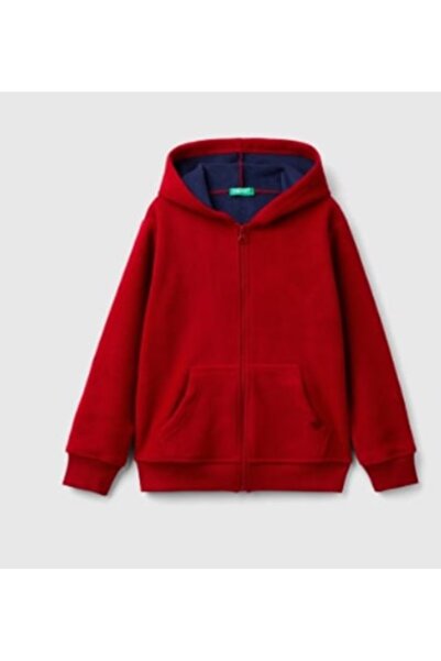 United Colors of Benetton ERKEK ÇOCUK 3H6RC502L FERMUARLI SWEATSHIRT GKB1065