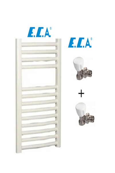 Eca 50/70 Düz Beyaz Havlupan Ve 2 Adet Havlupan Vanası