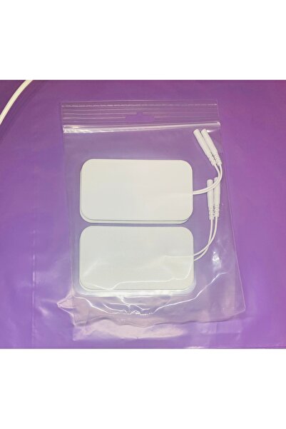 SEZİNCE إلكترود بديل لجهاز تنس بادي 5×9 سم، عبوة واحدة تحتوي على 4 قطع، سطح رغوي