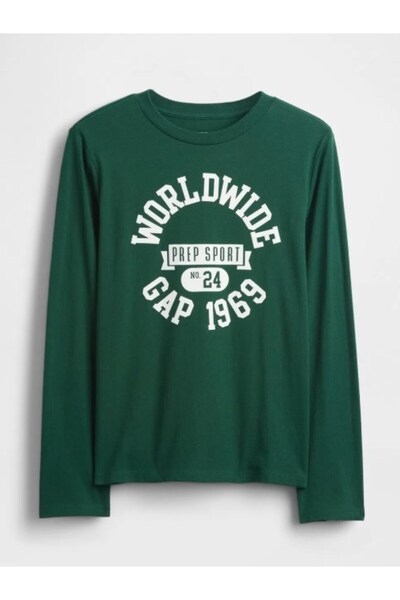 GAP Kids ERKEK ÇOCUK FRCH AUG LS VALUE GRAPHICS