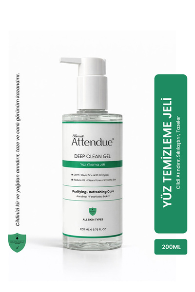 BEAUTE ATTENDUE Cildi Kalıntılardan Arındırıcı, Gözenekleri Temizleyici, Cild...