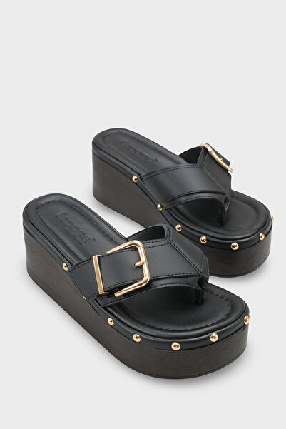 Capone Outfitters Kristi talpă wedge Flip Flops pentru femei Sabo papuci