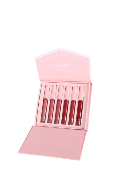 Makeup Set 6 Rujuri Mate Rezistente Roz – Culori Bestseller, Long Lasting, Cadou Perfect Femei