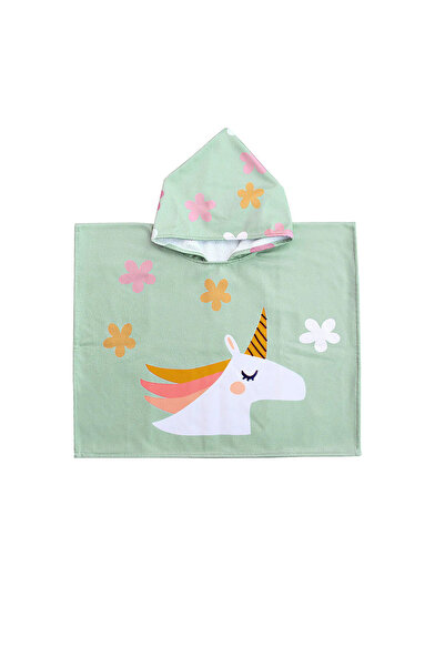 Miela Kids Poncho de plajă cu unicorn curcubeu