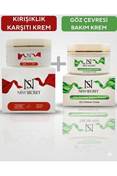 ns new secret cosmetic Botoks Etkili Antı-wrınkle Kırışıklık Karşıtı Krem, Gö...