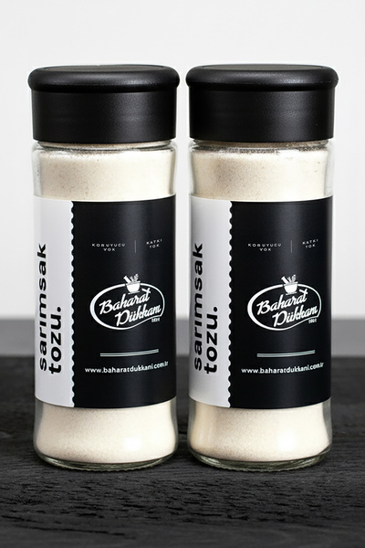Baharat Dükkanı Sarımsak Tozu 60gr (cam) 2'li Set