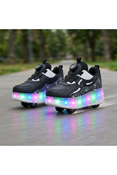 ROCKY Çocuk Patenli Işıklı Spor Ayakkabı & Yürüyüş Ayakkabısı & Sneakers