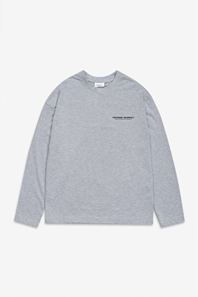 UKHWD SUPPLY Grimelanj Essentials Amsterdam Oversize Uzun Kollu Erkek Tişört