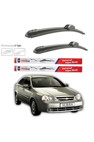 TEAMCAR Υαλοκαθαριστήρες Chevrolet Nubira SEDAN 2005-2013 Επίπεδα εμπρός σετ