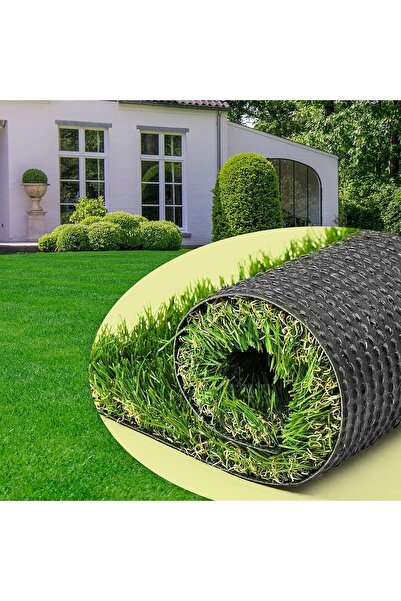 HOBBYHANE 40 Mm Bahçe Balkon Dekoratif - Yapay Çim Halı(2500GR/MT2)