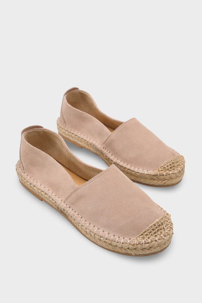 Capone Outfitters Laurie Genuine Leather Suede Women's Espadrille
