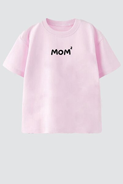 Monila Unisex Çocuk Pamuklu Bisiklet Yaka Baskılı T-Shirt