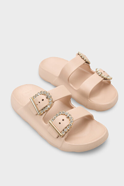 Capone Outfitters Ντέλα Εύα Ζευγάρι Με αγκράφα Γυναίκες Παντόφλες