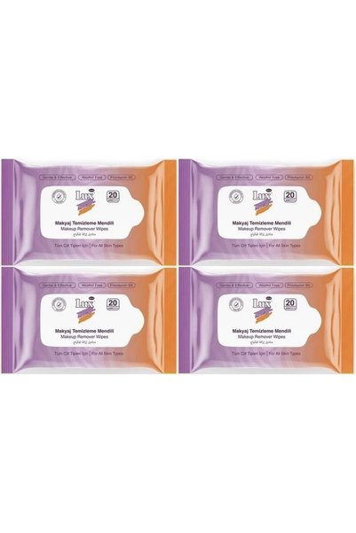 LUX Makeup Removal Wipes Towel 80 Sheets (4Pk*20)