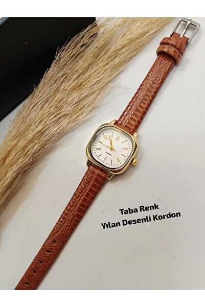 Classy ساعة يد نسائية من ليڤيا موديل تابا رينك يلان منقوش بتصميم خاص عتيق الطراز