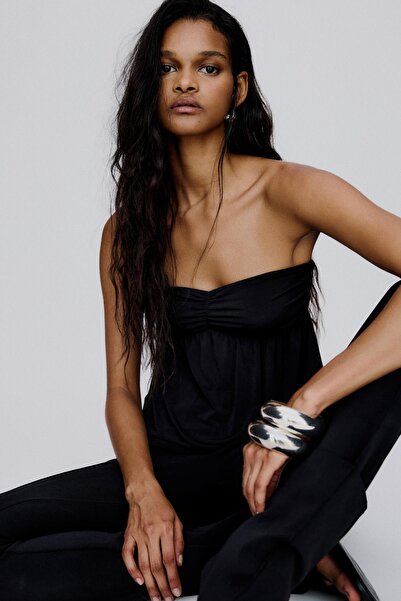 Bershka Arkası bağlamalı bandeau top