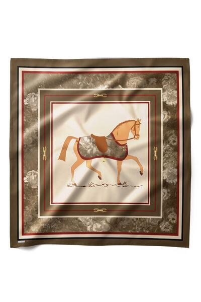HAWWA Atlı Asalet Desenli Bandana Fular
