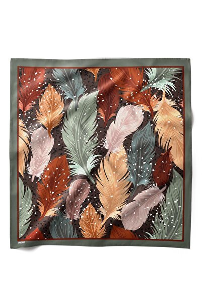 HAWWA وشاح باندانا منقوش بالريش الطائر