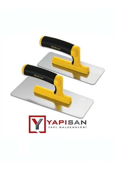 Dekor Efekt Malası Paslanmaz Çelik - 8,5 x 20 Cm|Dekoratif Sıva ve Boya Uygul...