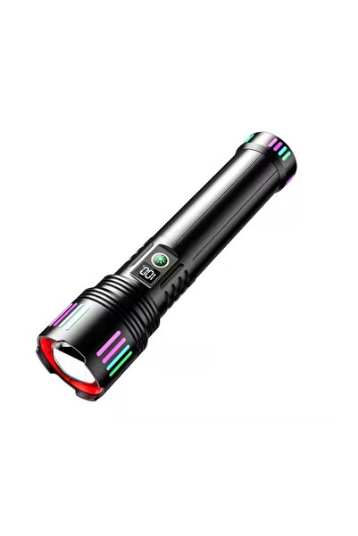 divendi-ro Lanternă LED cu zoom, telescopică, L660, reîncărcabilă, 35W, 500m,...