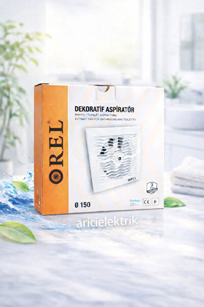 Orel DEKORATİF BANYO ASPİRATÖRÜ 150'LİK