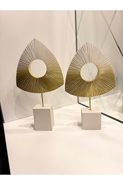 İnci line souvenırs Modern Üçgen Halka Dekoratif Biblo, Ağır ve Dayanıklı Tas...