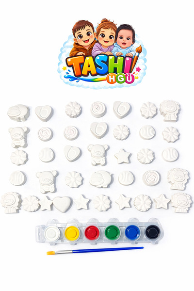TASHI ART TASHI 38 ' li Hayvan & Obje Temalı Taş Tozu Boyama Seti - Çocuklar ...
