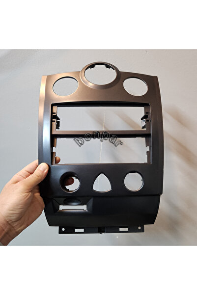 MAİS Renault Megane 2 Teyp Radyo Dijital Klima Çerçevesi Füme Gri Renkli