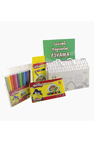 Play Doh مجموعة بيت الرسم بلاي دوه 52 قطعة