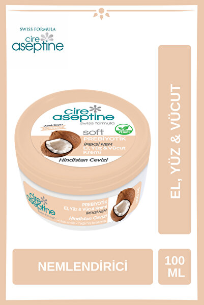 CIRE ASEPTINE Krem 100ml Prebiyotik Hindistan Cevizi