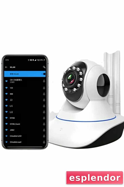 esplendor Smart Night Vision Sensor Wifi Camera Can Be Tracked from the Phone