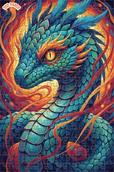 Esranın Dünyası Dragon Fire Dance Lookalike Wooden Puzzle 250 Pieces 30X30