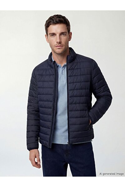 LC Waikiki Standard Mold Stand Collar Men's Puffer Coat