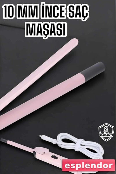 esplendor Hair Straightener Fine Curls Ion Feature Portable Rotary Cable