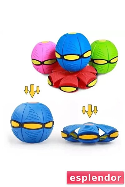 esplendor كرة الفريسبي المضيئة للحيوانات الأليفة