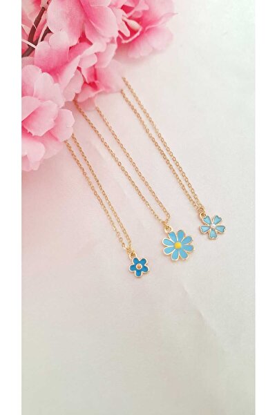 SOUL BY A&B 3-Piece Flower Necklace Friendship Necklace Bff Necklace Friendsh...